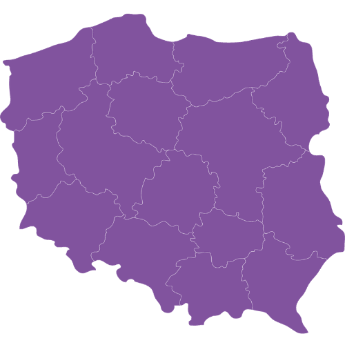 Mapa Polski