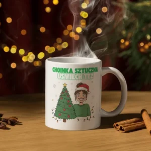 Choinka sztuczna, uśmiech też