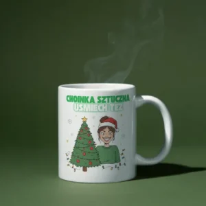 Choinka sztuczna, uśmiech też