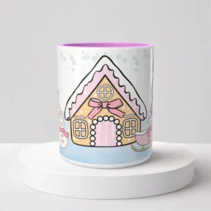 Pink Christmas House