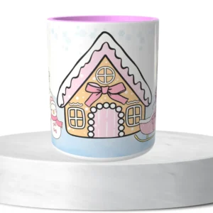 Pink Christmas House
