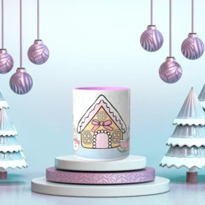 Pink Christmas House