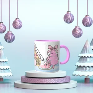 Pink Christmas House