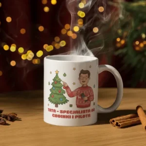 Tata - specjalista od choinki i pilota