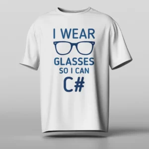 I wear glasses