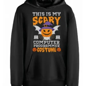 This is my scary computer programmer costume