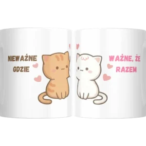 Zestaw 2 Kubków Nieważne gdzie