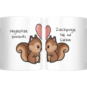 Zestaw 2 Kubków Wiewiórki